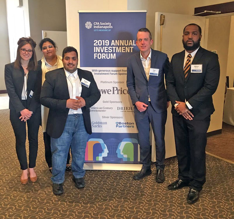 Members of Indiana State Investment Club with Tom Harden who was once charged with felony securities fraud and the FBI’s most productive cooperating witness in Operation Perfect Hedge.
