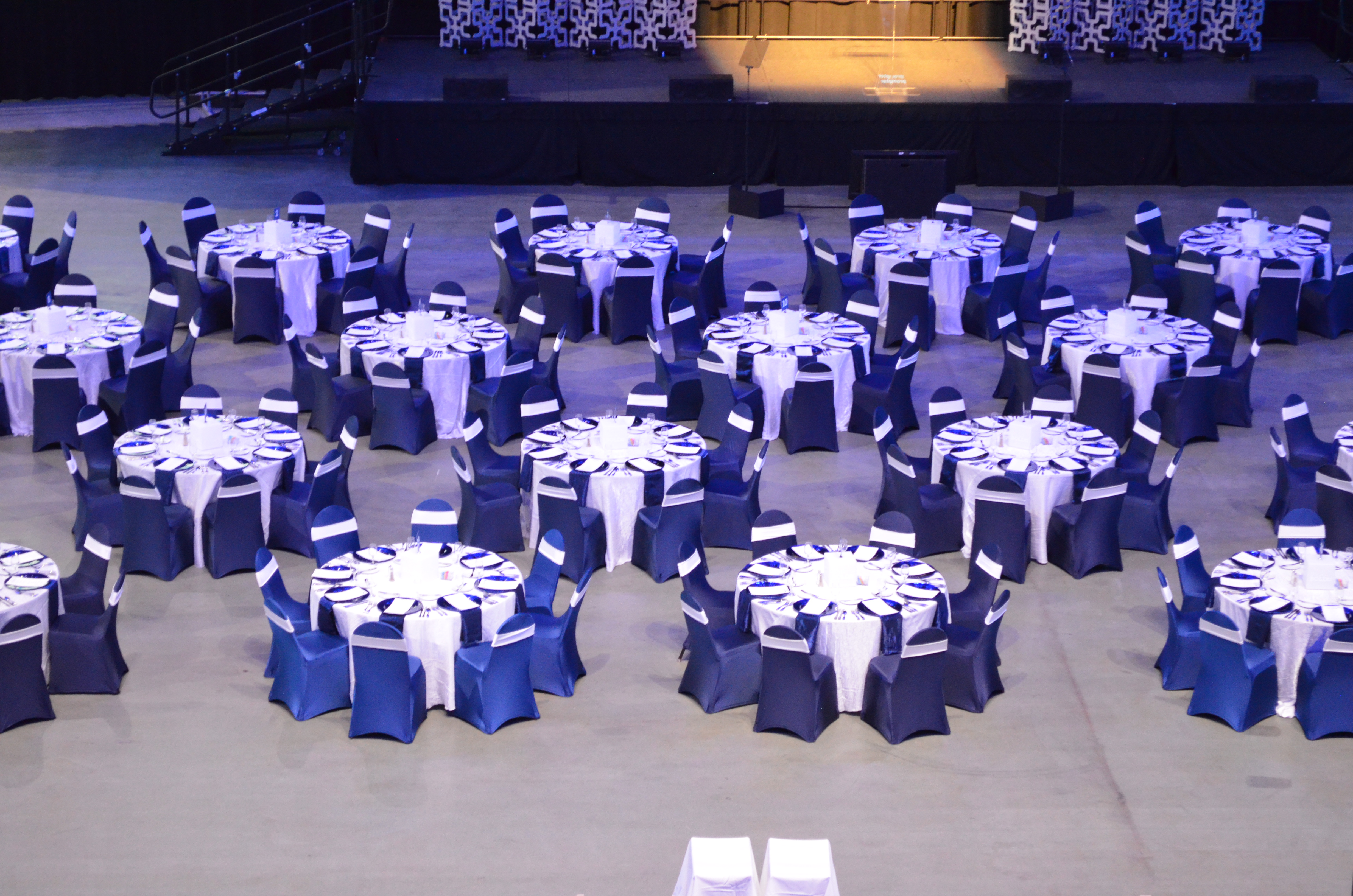 A photo of an event on the Hulman Center Main Activity Floor.