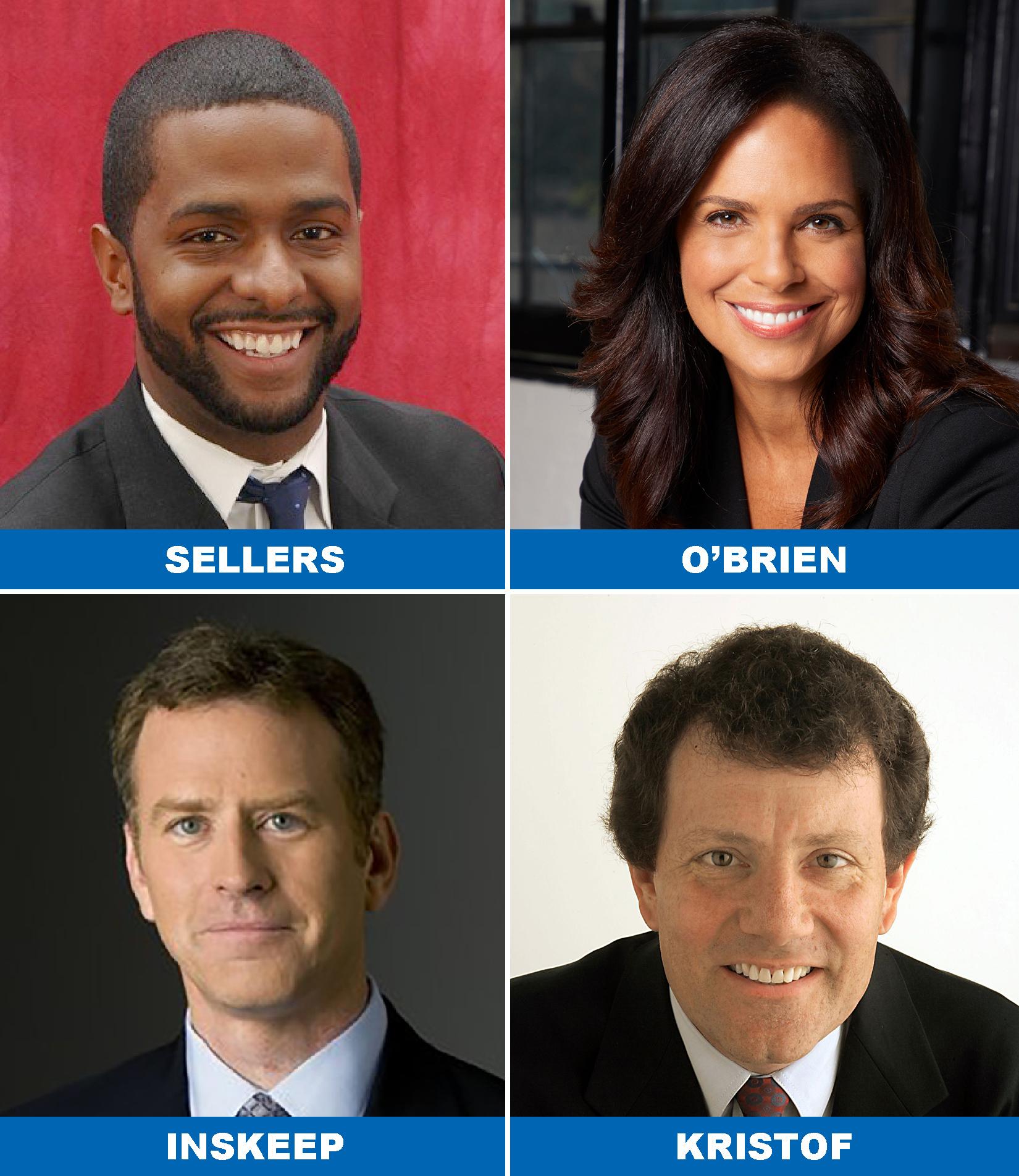 Portraits of four speakers: man with beard and suit smiling, woman with long dark hair smiling, man with short hair in suit, man with curly hair in suit.
