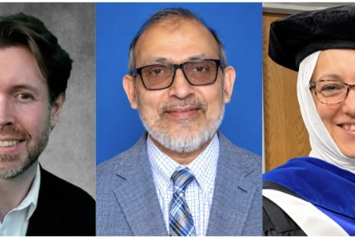Jonathan Walston, M. Affan Badar and Riem Rostom recipients of award 